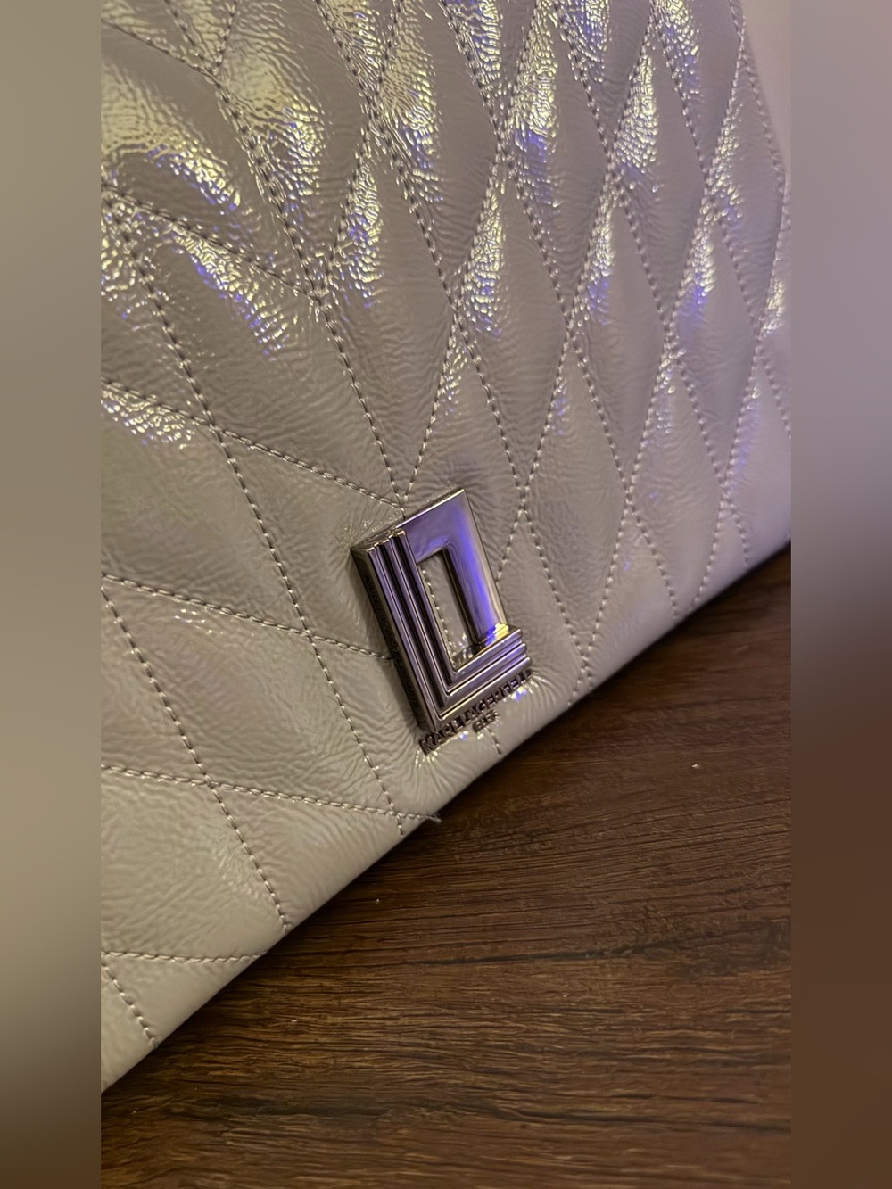 Karl Lagerfeld Gray patent leather - Picture 3 of 14